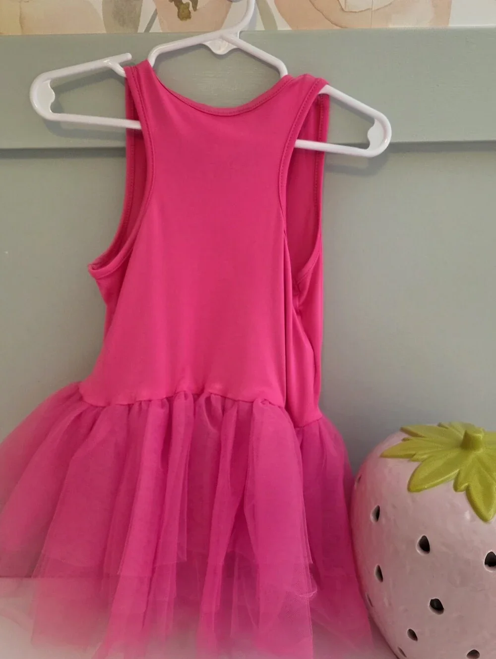 I Love Plum Hot Pink Tulle Tank Dress Leotard Dance 4t Iloveplum